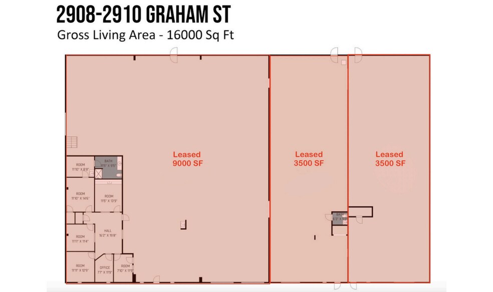 More Photos Of 2908-2918 N Graham St, Charlotte Warehouse For Sale
