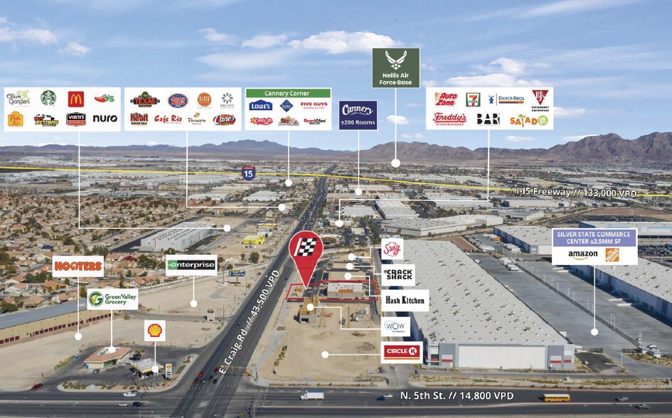 More Photos Of 725 E Craig Rd, North Las Vegas Auto Repair For Lease