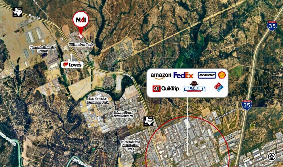 More Photos Of 1629 World Trade Center Loop, Laredo Distribution For Lease