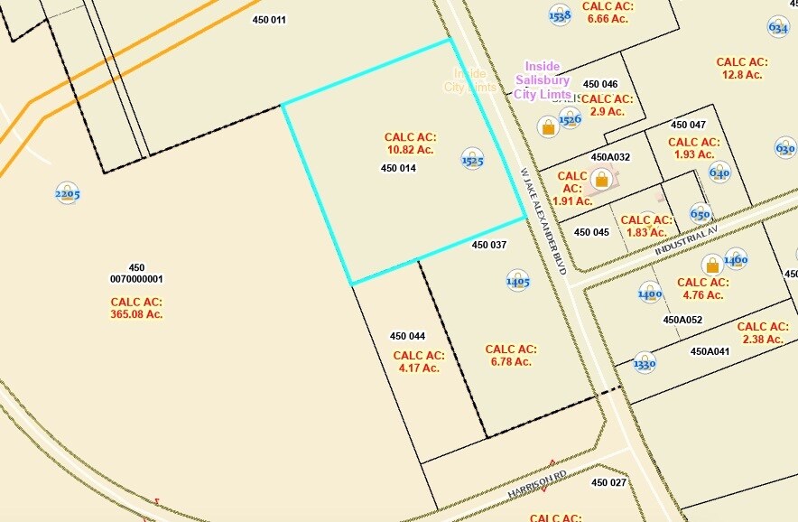 More Photos Of 1525 Jake Alexander Blvd W, Salisbury Land For Lease