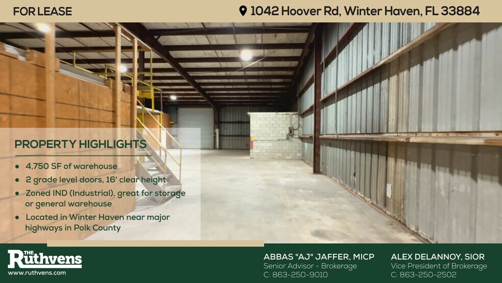 More Photos Of 1042 Hoover Rd, Winter Haven Warehouse For Lease