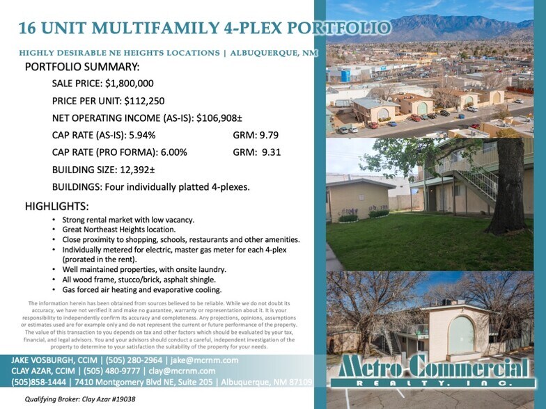 More Photos Of 10901-11013 Towner Ave NE, Albuquerque Apartments For Sale