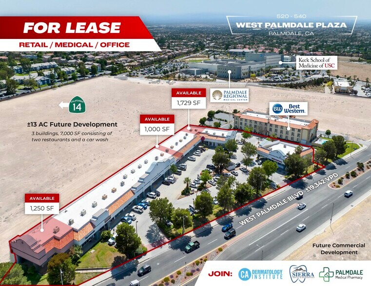Primary Photo Of 520-540 W Palmdale Blvd, Palmdale Storefront For Lease