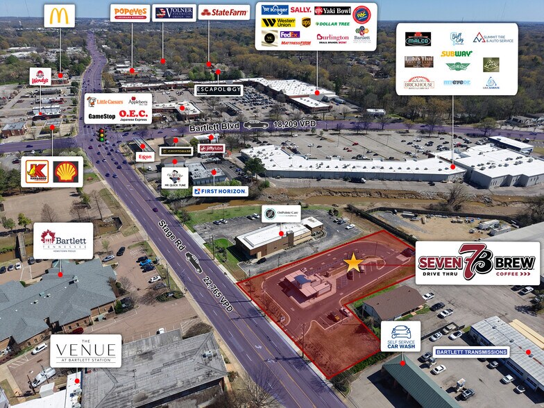 More Photos Of 5879 Stage Rd, Memphis Fast Food For Sale
