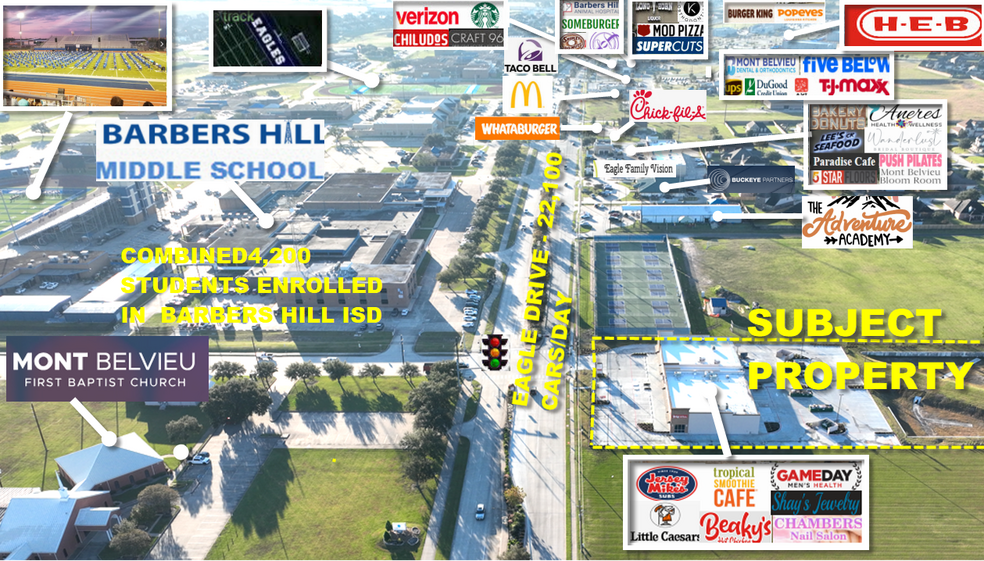 More Photos Of 9737 Eagle Dr, Mont Belvieu Storefront For Sale