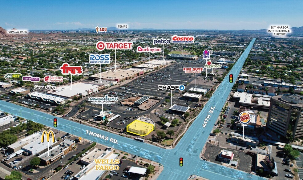 More Photos Of 4423 E Thomas Rd, Phoenix Freestanding For Lease