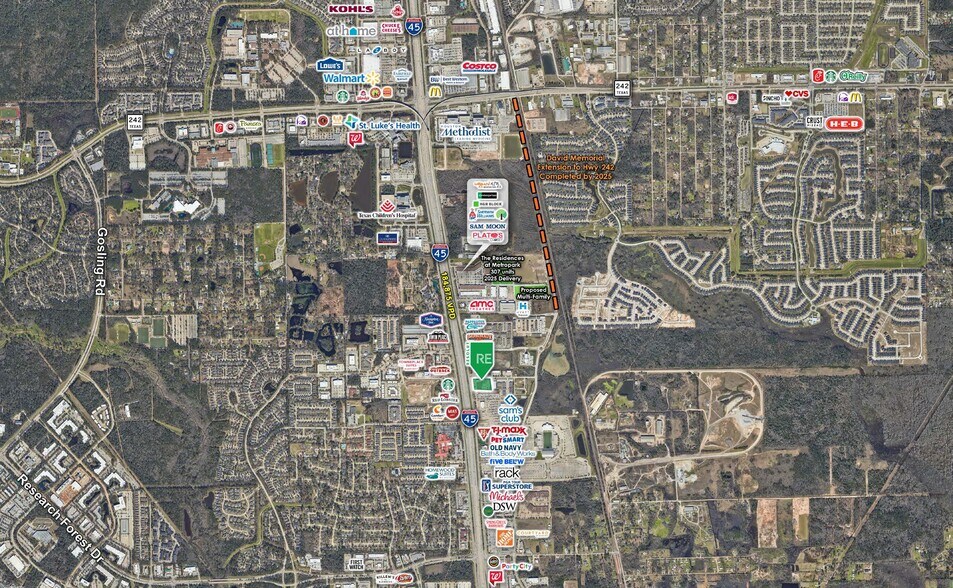 More Photos Of 19053 Interstate 45 N, Shenandoah Freestanding For Lease