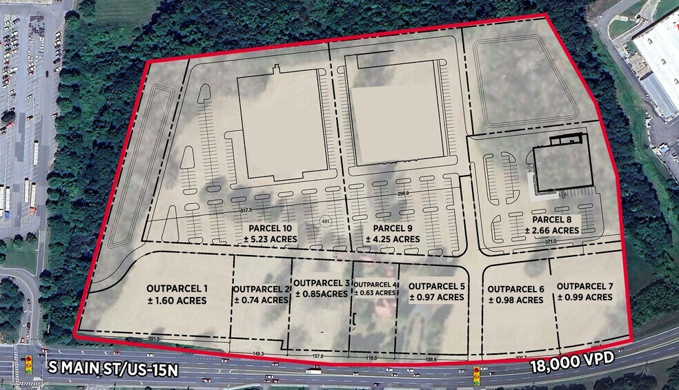 Primary Photo Of 1703 S Main St, Farmville Land For Lease