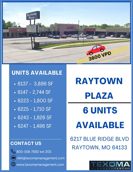 More Photos Of 6121-6247 Blue Ridge Blvd, Raytown Unknown For Lease