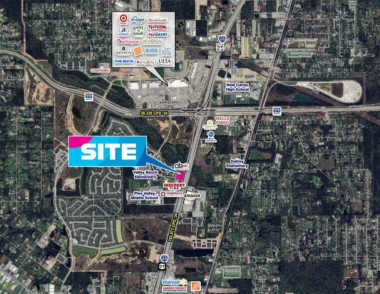 More Photos Of NWC I-69/US-59 & Valley Ranch Crossing Dr, Porter Unknown For Lease