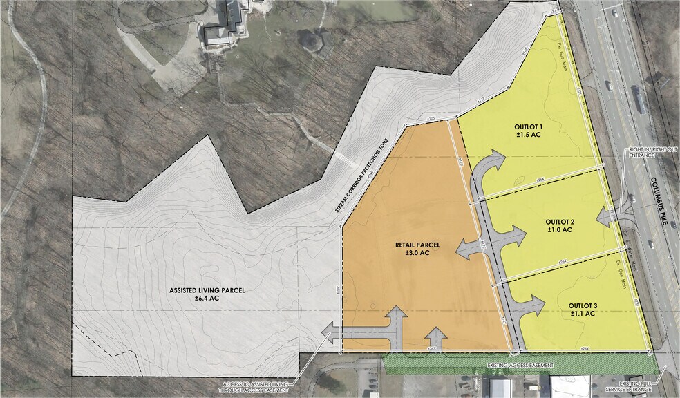 More Photos Of 5700 Columbus Pike, Delaware Land For Sale