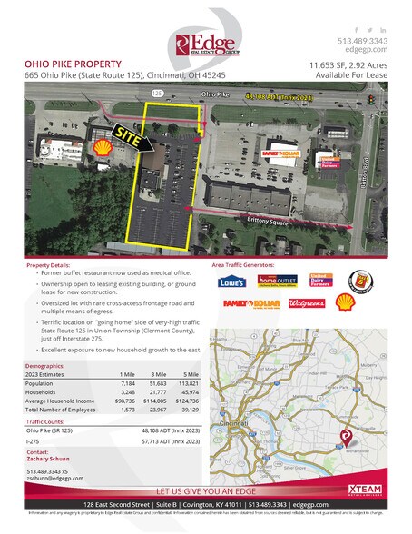 More Photos Of 665 Ohio Pike, Cincinnati Freestanding For Sale