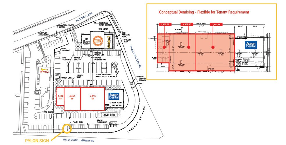 More Photos Of 1370 Holiday Ln, Fairfield General Retail For Lease