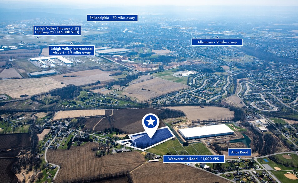 More Photos Of Weaversville Road, Northampton Land For Sale