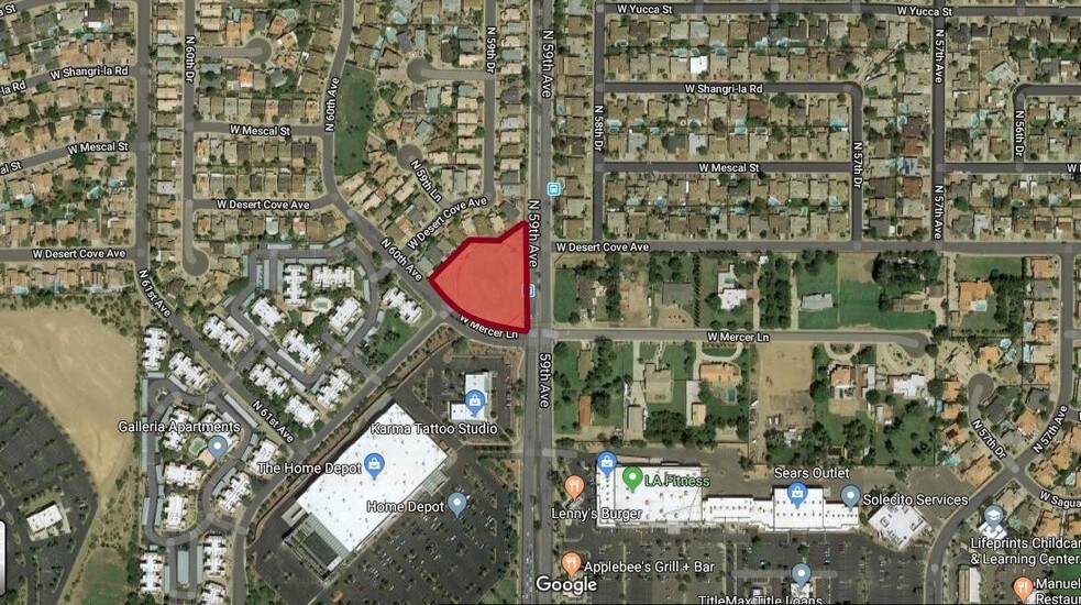 More Photos Of Mercer Ln @ 59th Ave NWC, Glendale Land For Sale
