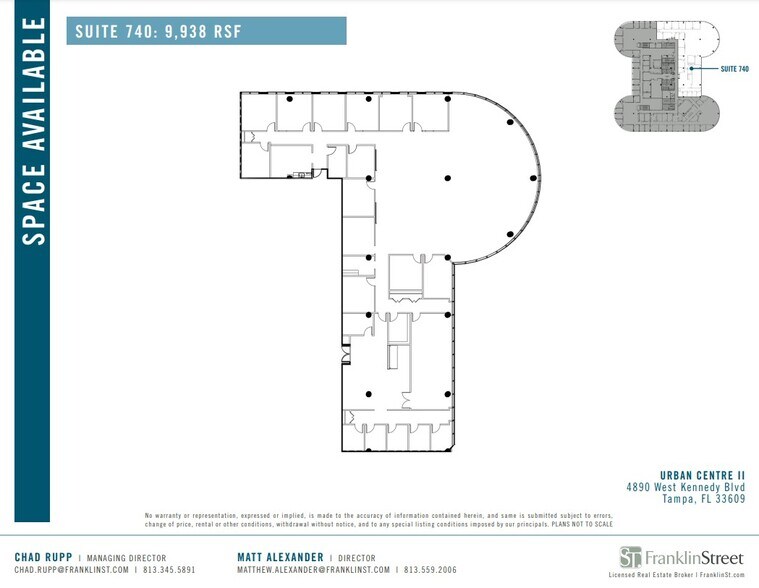 More Photos Of 4830 W Kennedy Blvd, Tampa Unknown For Lease
