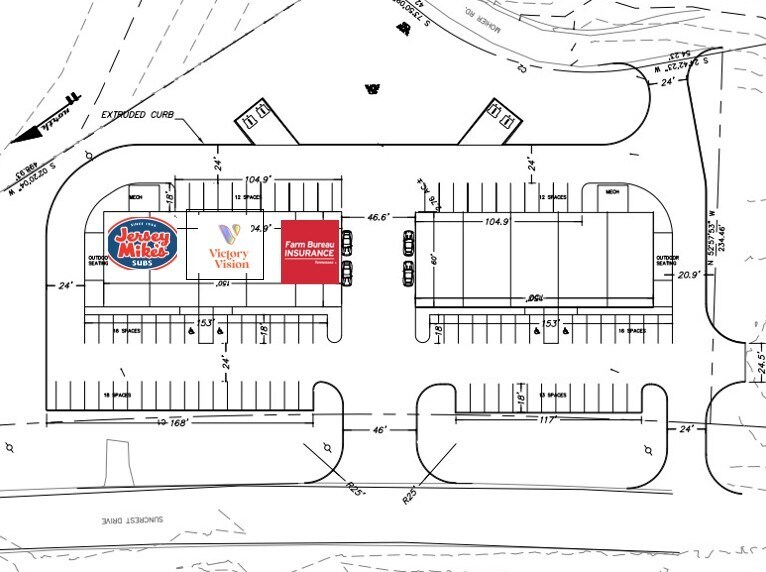 More Photos Of TBD Suncrest dr, Gray Storefront For Lease