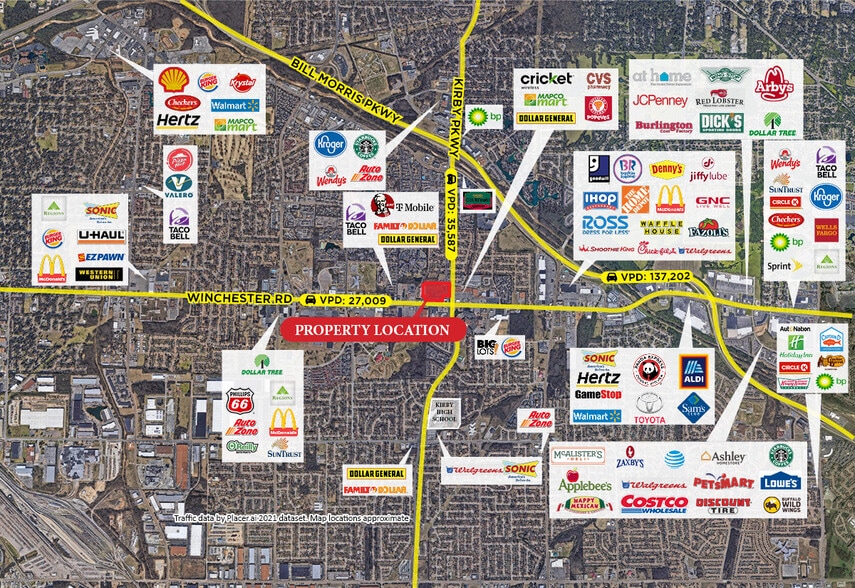 More Photos Of 6480-6532 Winchester Rd, Memphis Unknown For Lease