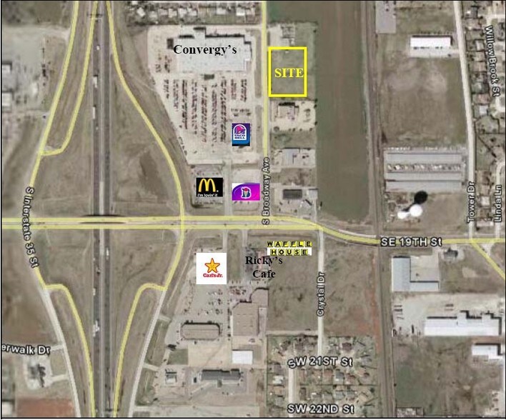 More Photos Of 1700-1704 S Broadway St, Moore General Retail For Lease