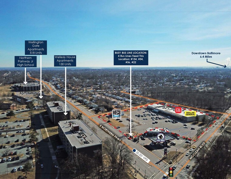 More Photos Of 2300 E Northern Pky, Baltimore Unknown For Lease