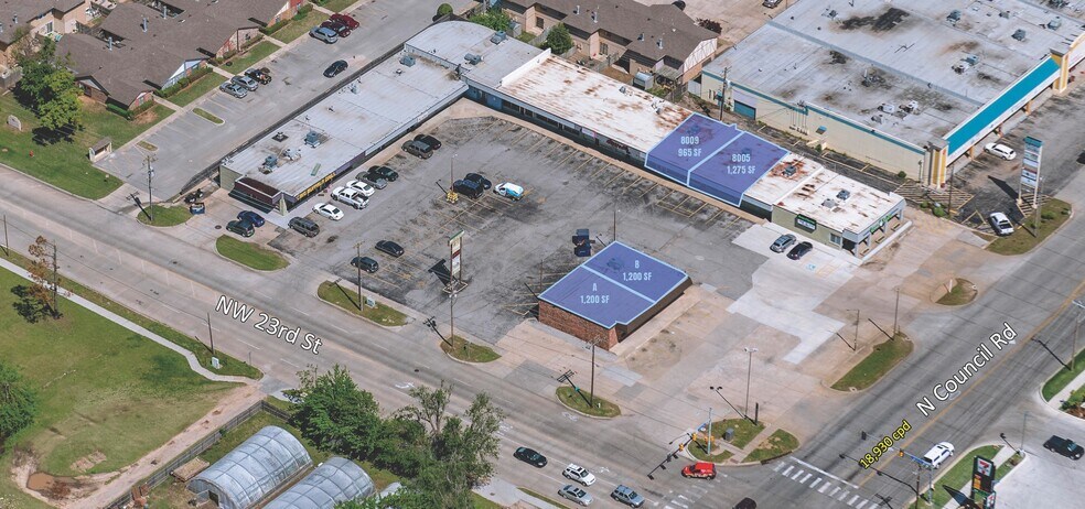 Primary Photo Of 8013-8027 NW 23rd St, Bethany Unknown For Lease