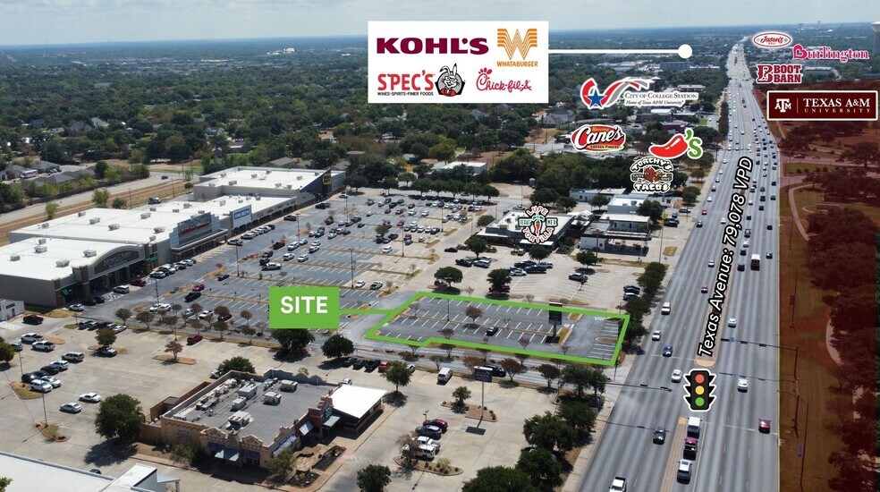 More Photos Of 711 Texas Ave S, College Station Land For Lease