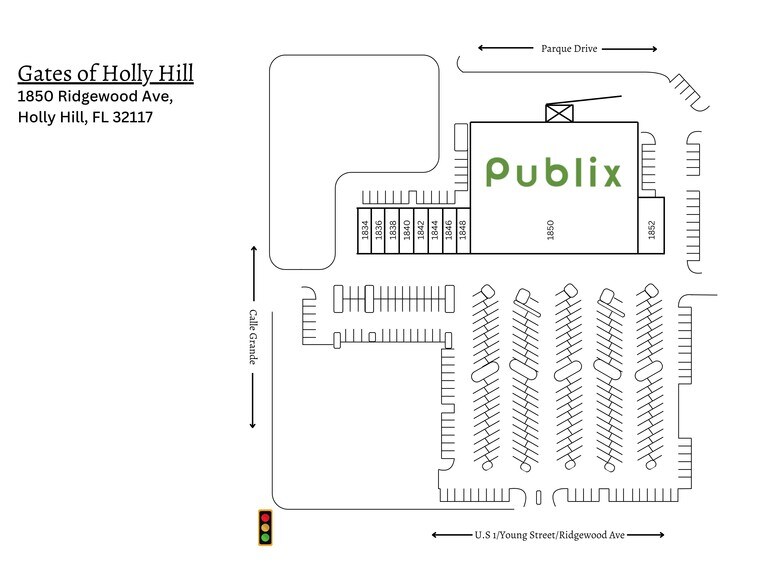 More Photos Of 1850 Ridgewood Ave, Holly Hill Unknown For Lease