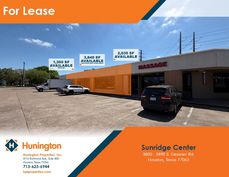 Primary Photo Of 3800-3892 S Gessner Rd, Houston Storefront For Lease