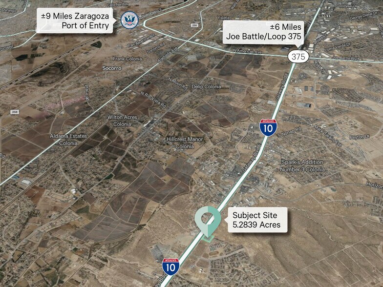 Primary Photo Of 14861 Gateway Blvd W, El Paso Land For Lease