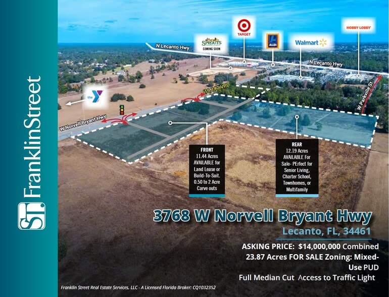 Primary Photo Of 3768 W Norvell Bryant Hwy, Lecanto Land For Sale