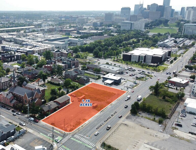 Primary Photo Of 1210-1220 Rosa Parks, Nashville Land For Sale