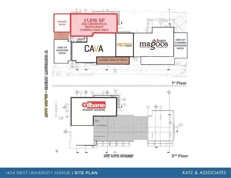 More Photos Of 1404 W University Ave, Gainesville Restaurant For Lease