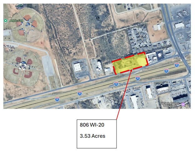 Primary Photo Of 806 W I 20 Frontage Rd, Big Spring Land For Sale