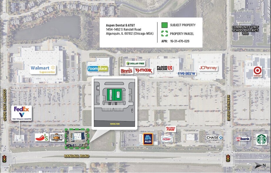 More Photos Of 1454-1462 S Randall Rd, Algonquin General Retail For Sale