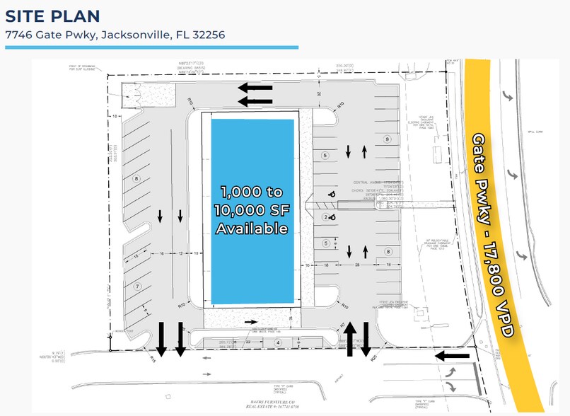 More Photos Of 7746 Gate Pky, Jacksonville General Retail For Lease