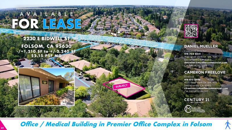 Primary Photo Of 2230 E Bidwell St, Folsom Office For Lease