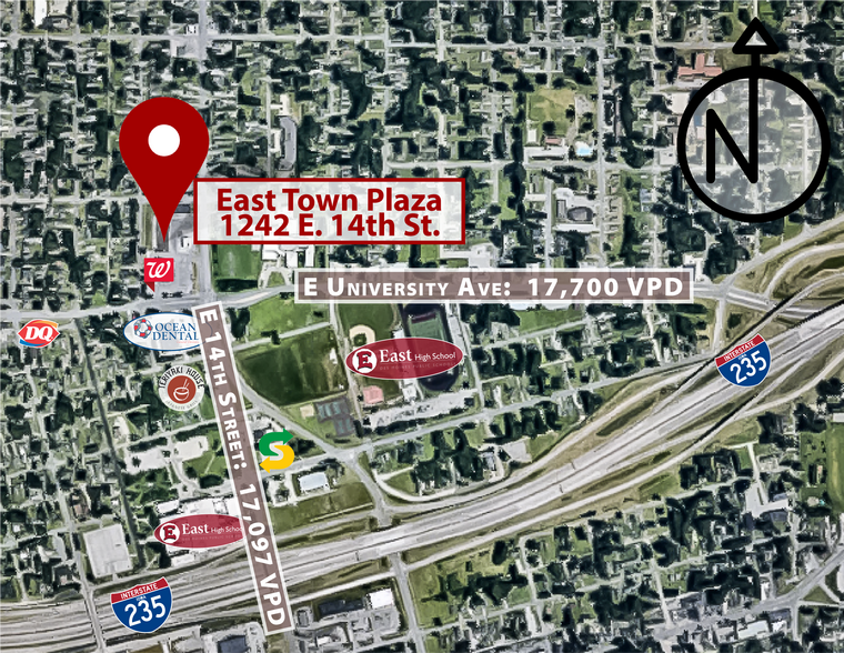 More Photos Of 1230-1246 E 14th St, Des Moines Freestanding For Lease