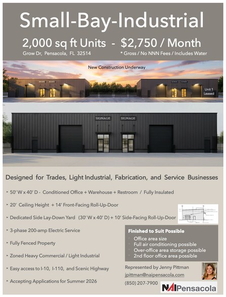 Primary Photo Of 8800 Grow Dr, Pensacola Light Manufacturing For Lease