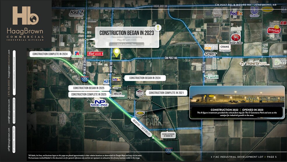 More Photos Of 2900 Moore Rd, Jonesboro Warehouse For Sale