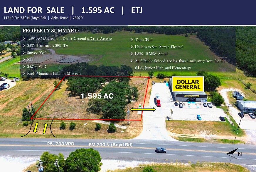 Primary Photo Of 11540 FM 730 N, Azle Land For Sale