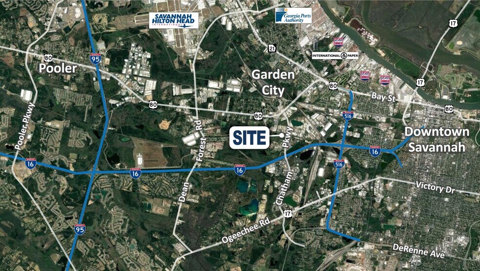 More Photos Of 1101 Chatham Pky, Garden City Flex For Lease