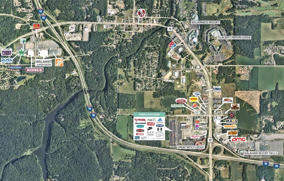 More Photos Of 121 Commerce St, Wisconsin Dells General Retail For Lease