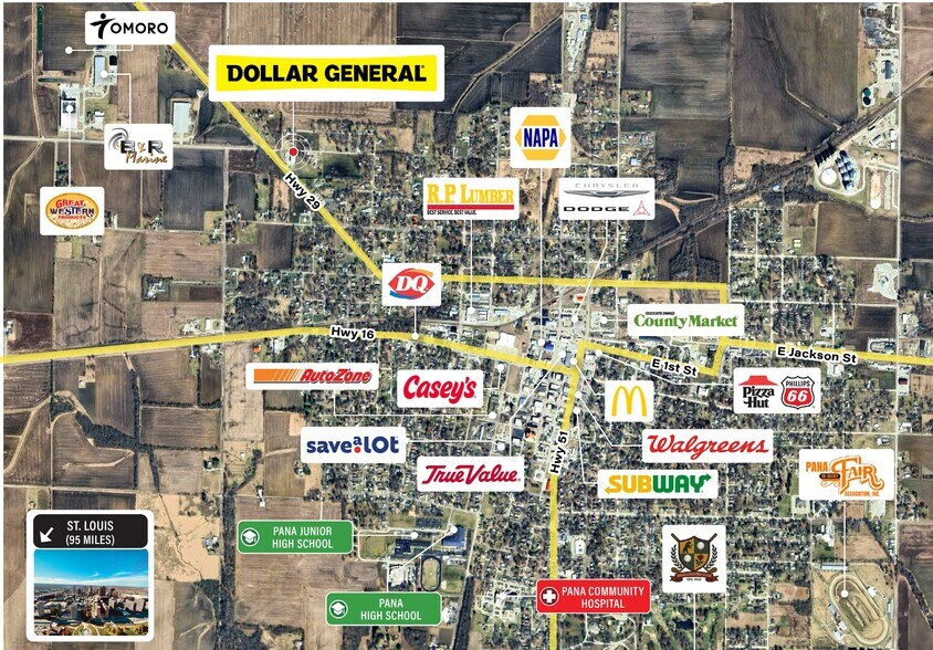More Photos Of 346 Illinois Route 29, Pana General Retail For Sale