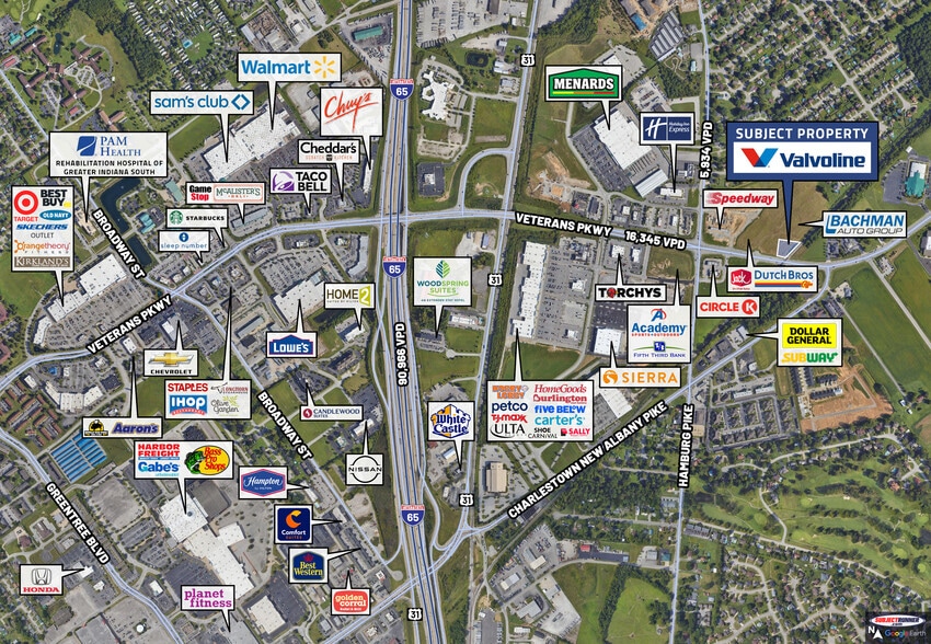 More Photos Of 1771 Veterans Pky, Jeffersonville General Retail For Sale