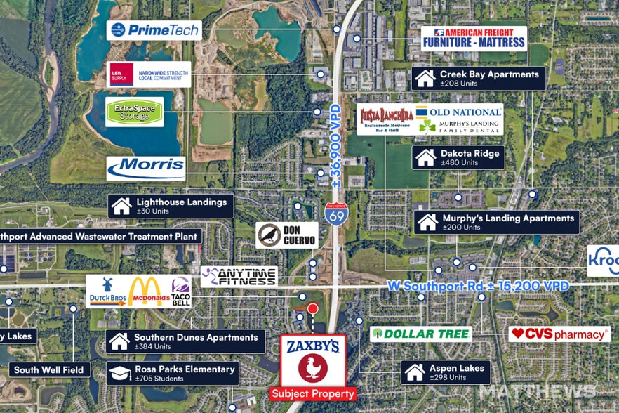 More Photos Of 2201 W Southport Rd, Indianapolis General Retail For Sale