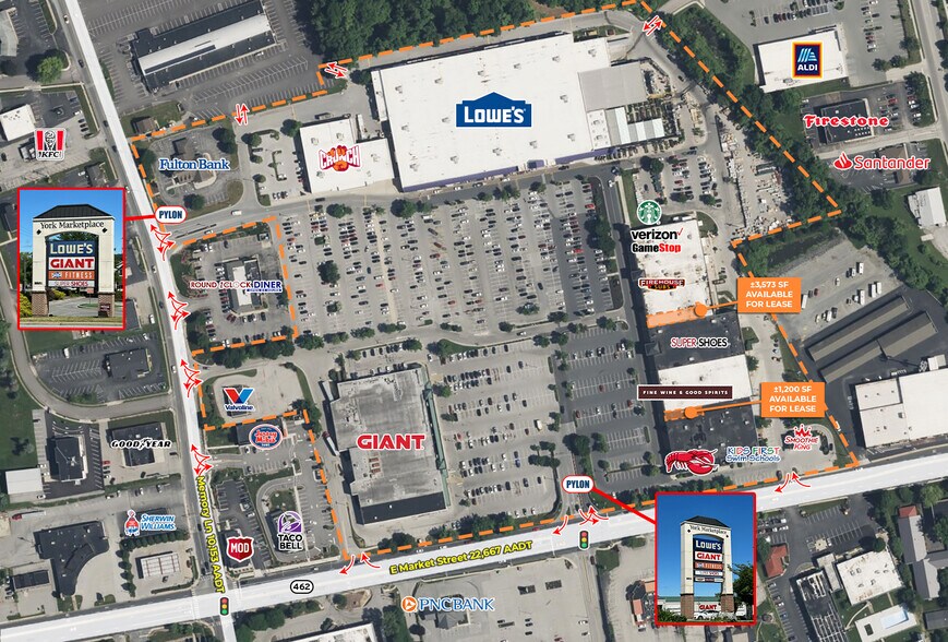 More Photos Of 2415-2555 E Market St, York Unknown For Lease