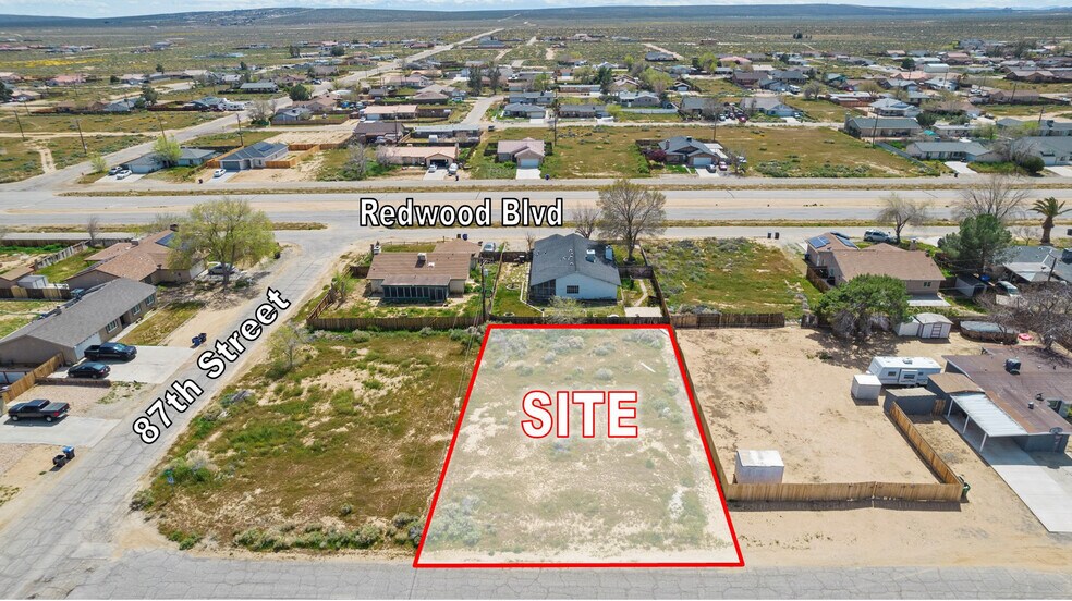 Primary Photo Of 8638 Peach ave, California City Land For Sale