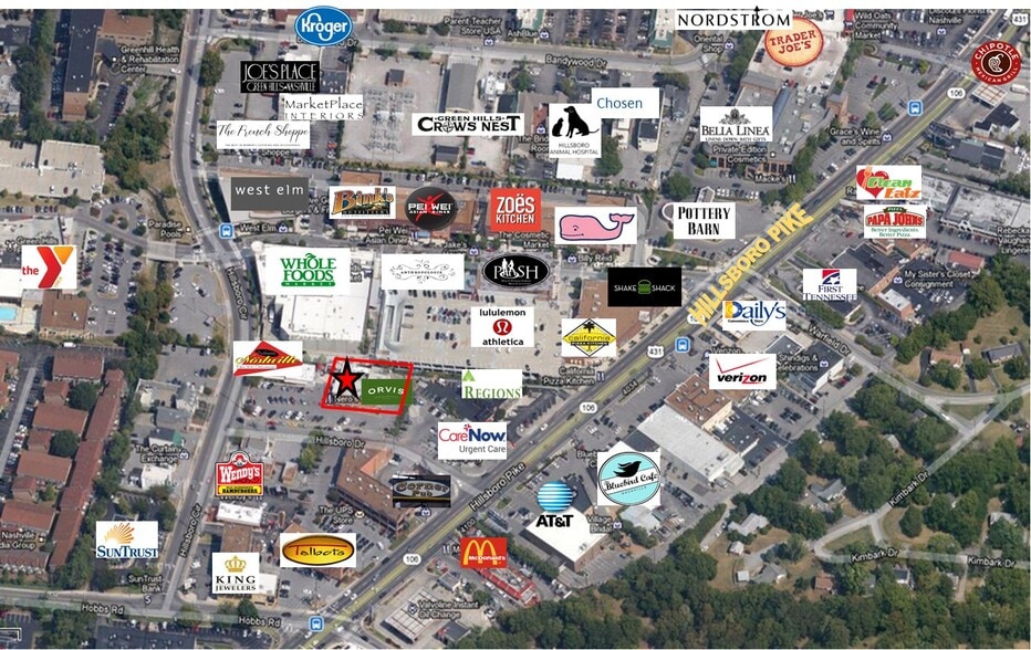 More Photos Of 4014 Hillsboro Cir, Nashville Restaurant For Lease