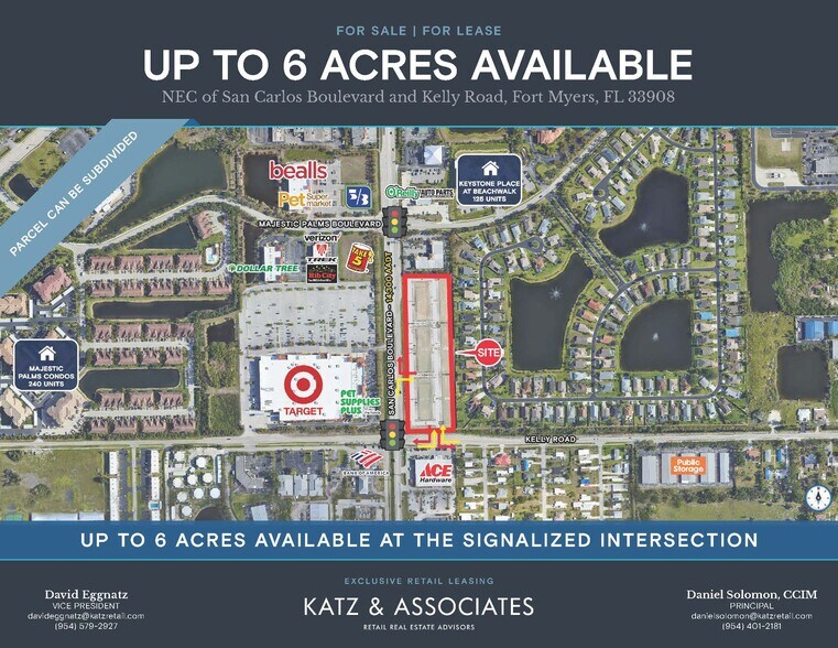 Primary Photo Of San Carlos Blvd & Kelly Rd, Fort Myers Land For Lease