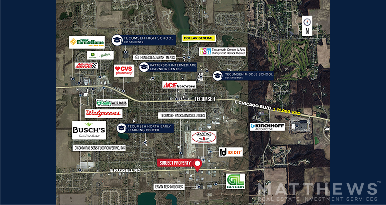 More Photos Of 200 E Russell Rd, Tecumseh Healthcare For Lease